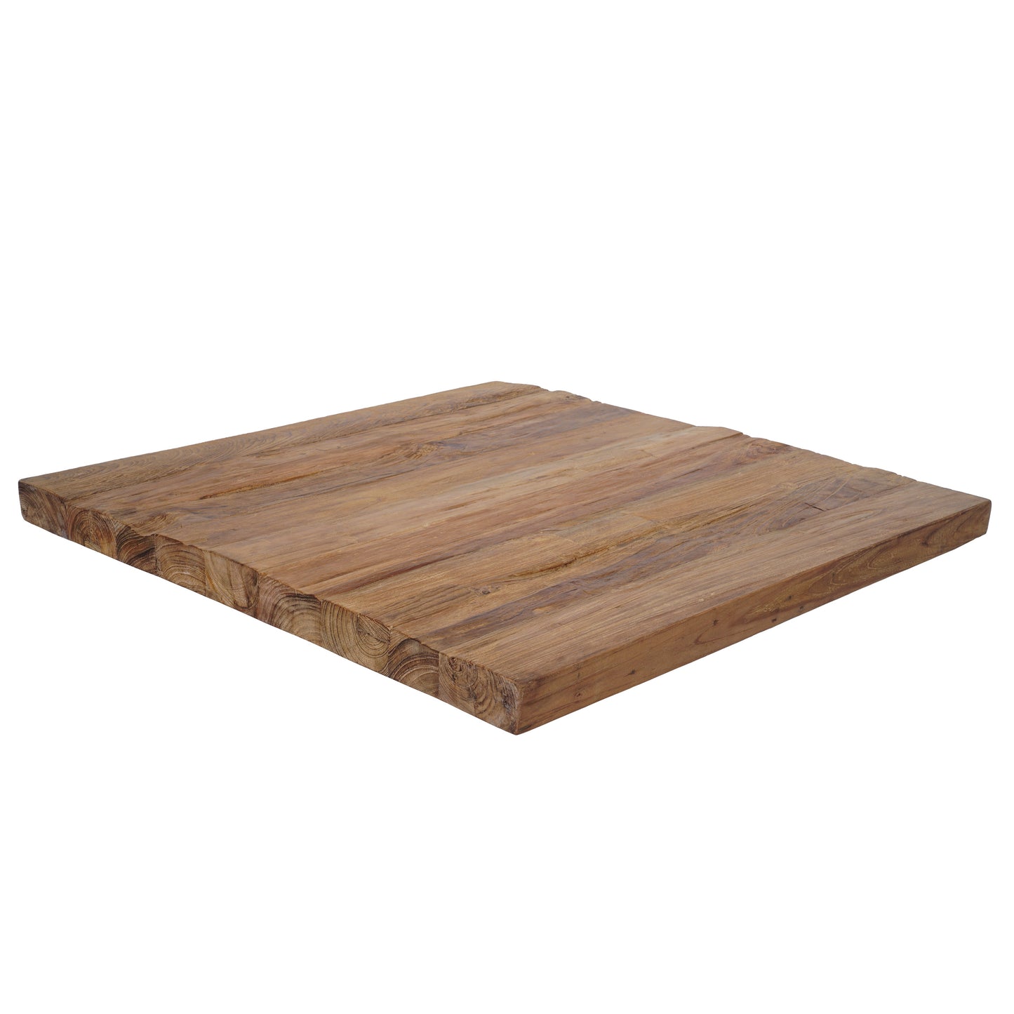 Tischplatte Recycle Teak massives Teakholz - versch. Größen