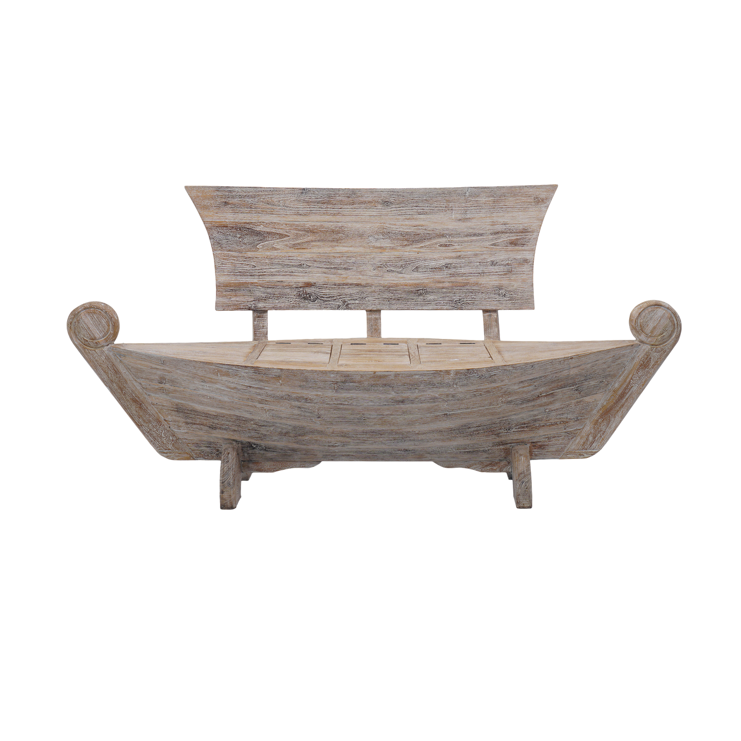 Bootsbank >Sailor< Gartenbank Boot Teakholz - versch. Größen & Farben