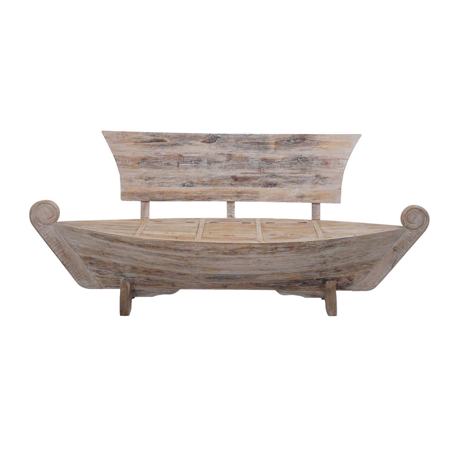 Bootsbank >Sailor< Gartenbank Boot Teakholz - versch. Größen & Farben