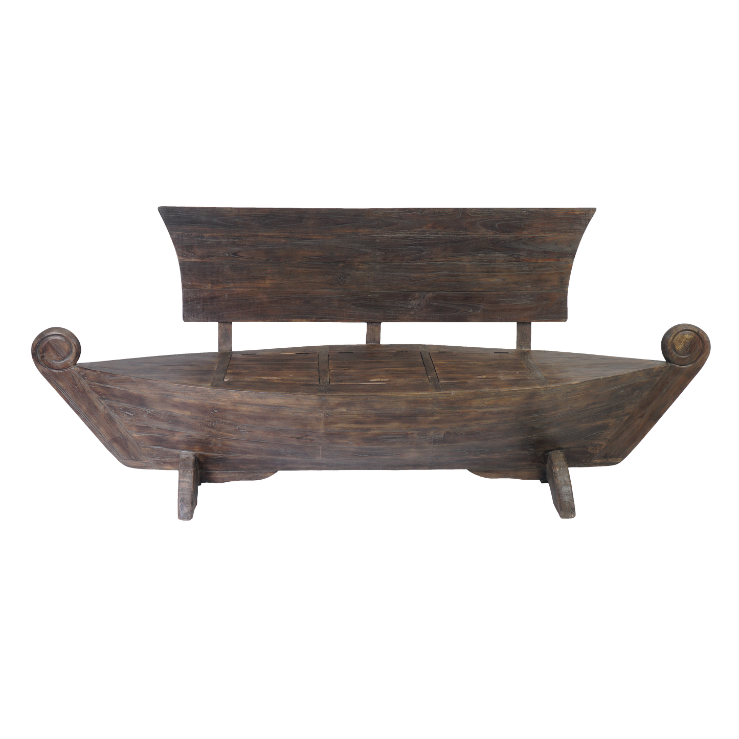 Bootsbank >Sailor< Gartenbank Boot Teakholz - versch. Größen & Farben