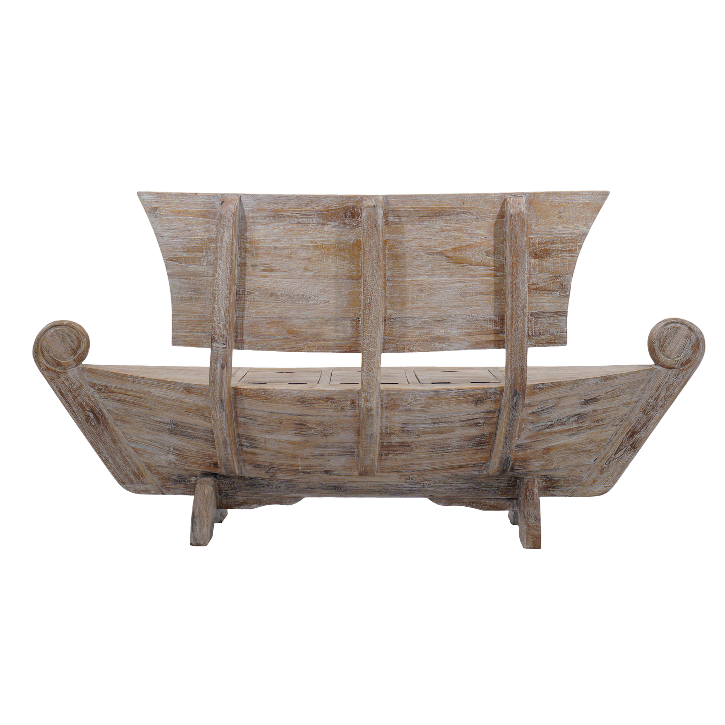 Bootsbank >Sailor< Gartenbank Boot Teakholz - versch. Größen & Farben