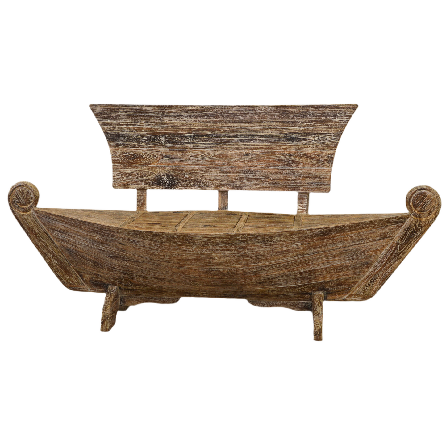 Bootsbank >Sailor< Gartenbank Boot Teakholz - versch. Größen & Farben