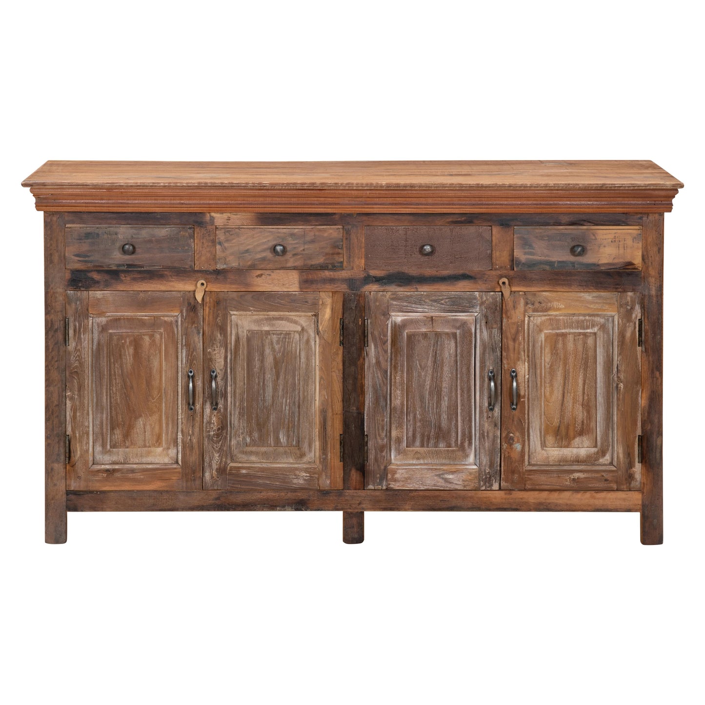 Sideboard mit antiken Türen & 4 Schubladen - 160cm