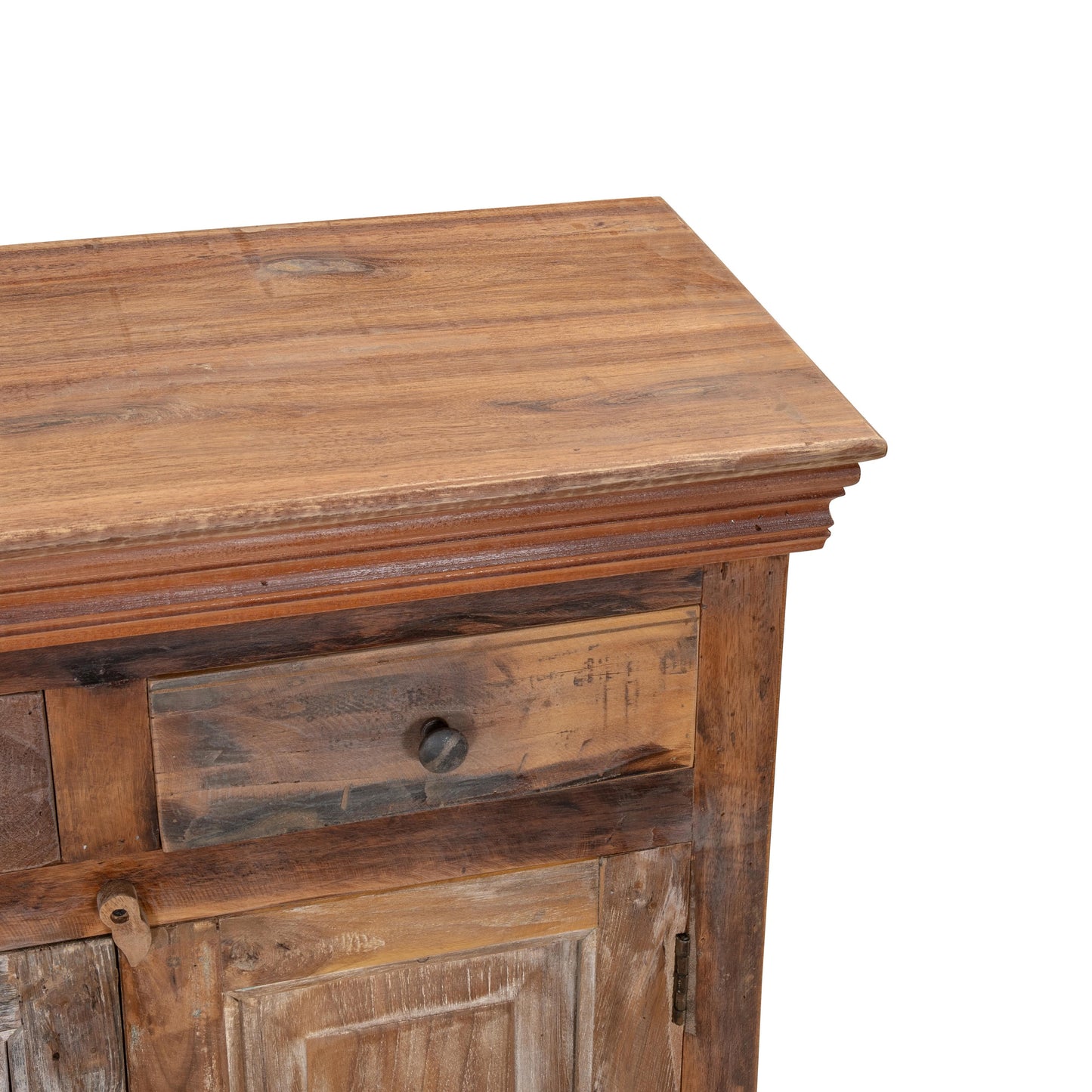 Sideboard mit antiken Türen & 4 Schubladen - 160cm