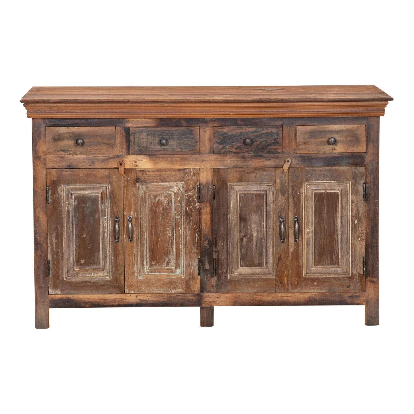 Sideboard mit antiken Türen & 4 Schubladen - 160cm
