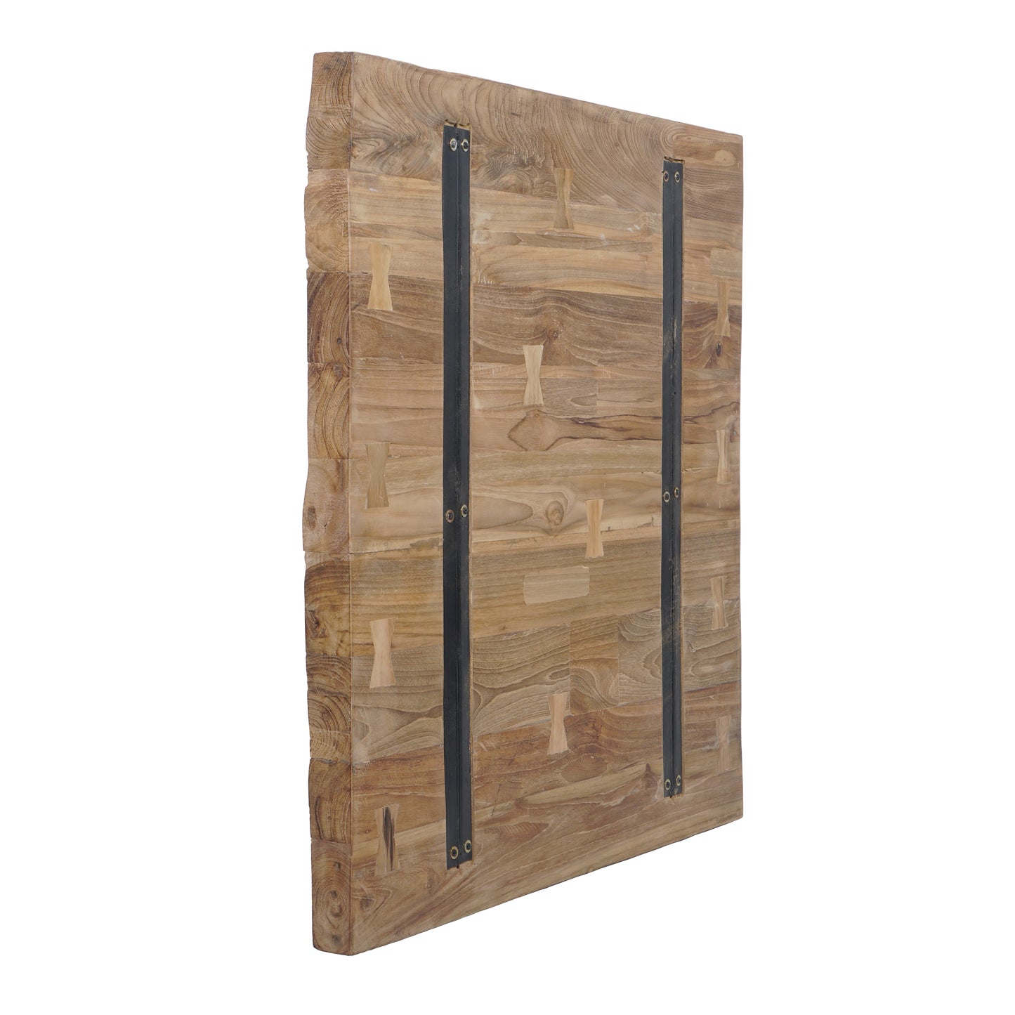 Tischplatte Recycle Teak massives Teakholz - versch. Größen
