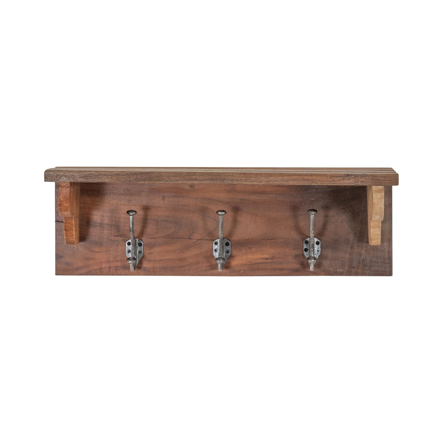 Garderobe aus Altholz mit Ablage