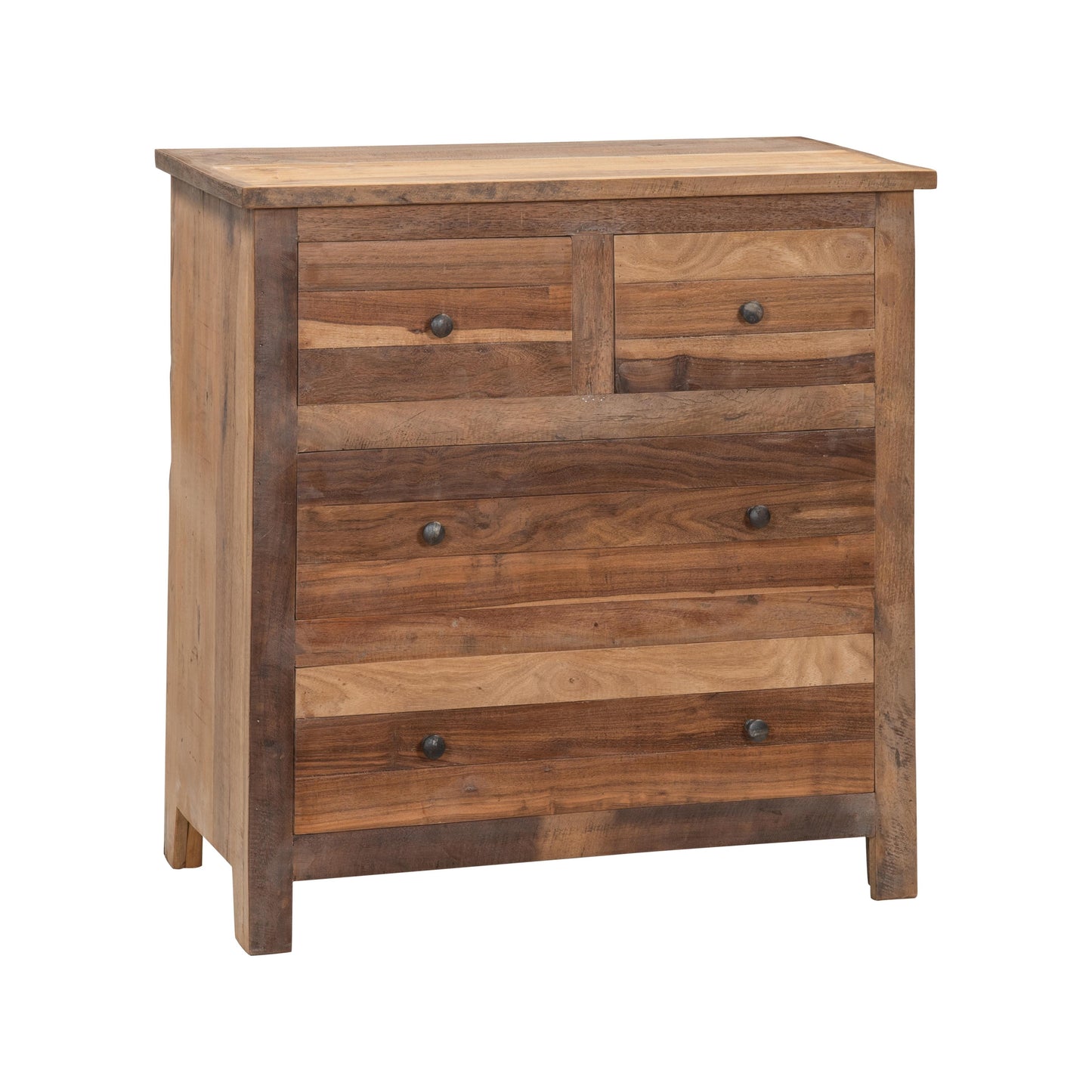 Kommode aus Altholz mit 4 Schubladen