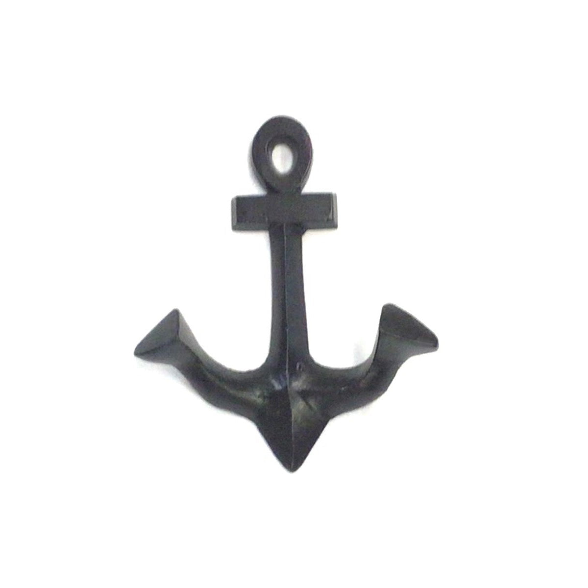 Garderobenhaken Anker Metallhaken schwarz