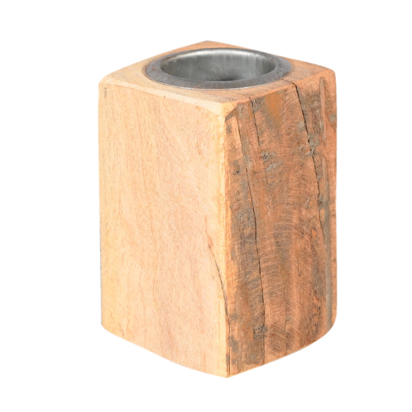 Kerzenständer aus Altholz Unikat für Teelichter