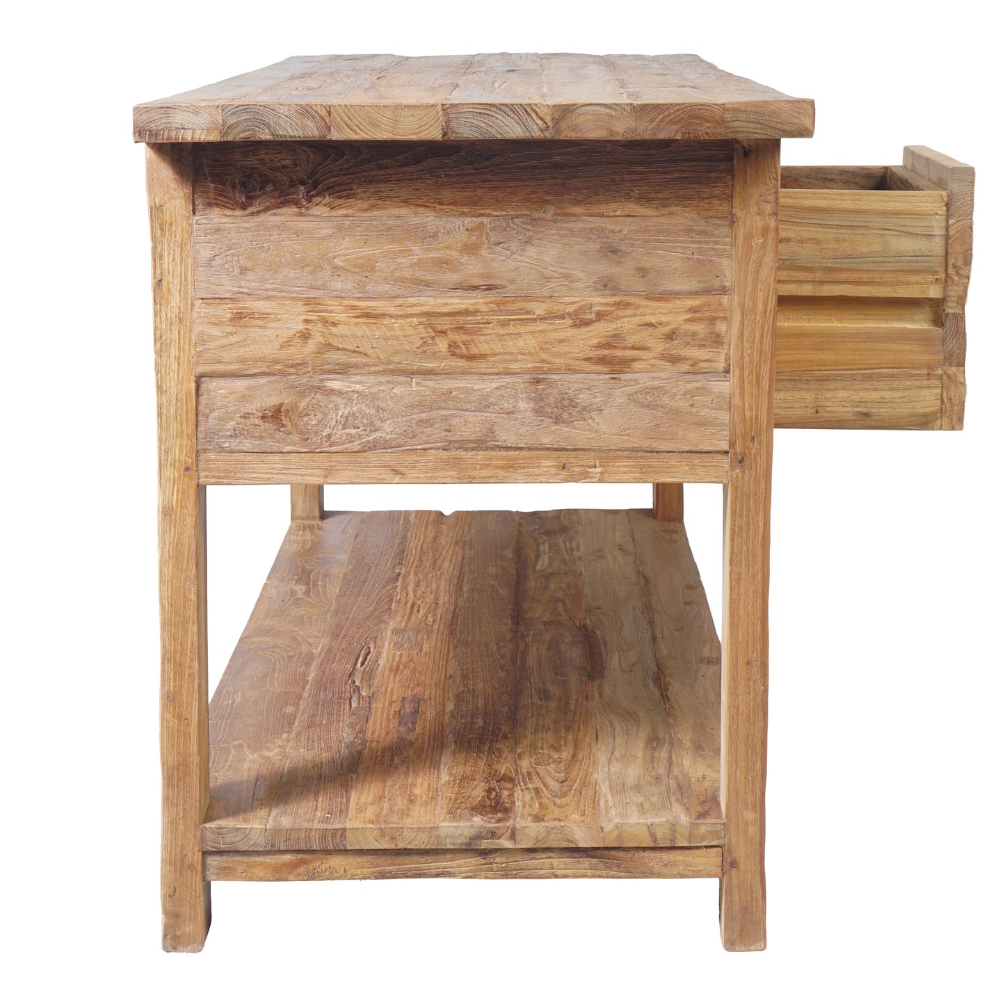 Waschtisch >Maikoor< 100cm Breite aus Recycle Teakholz