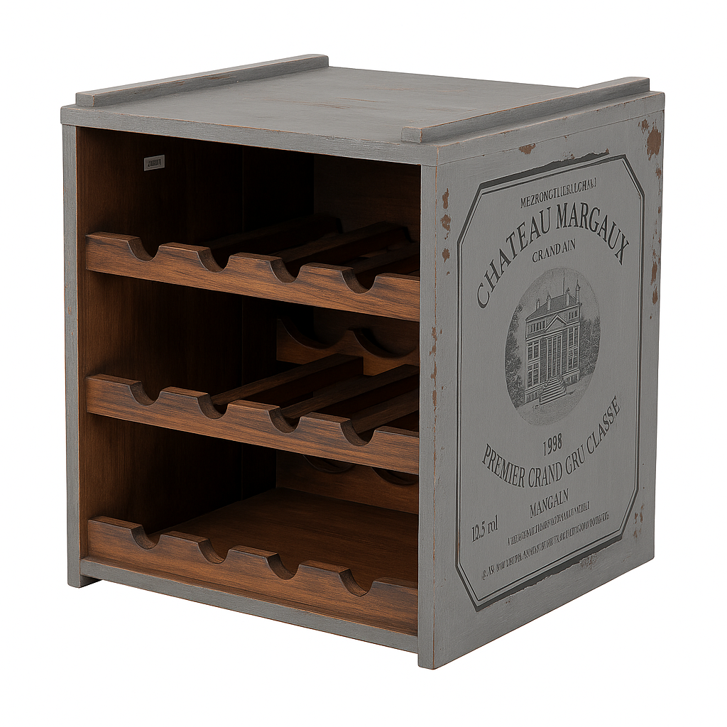 Weinkiste Weinregal 12 Flaschen stapelbar - 4 Farben