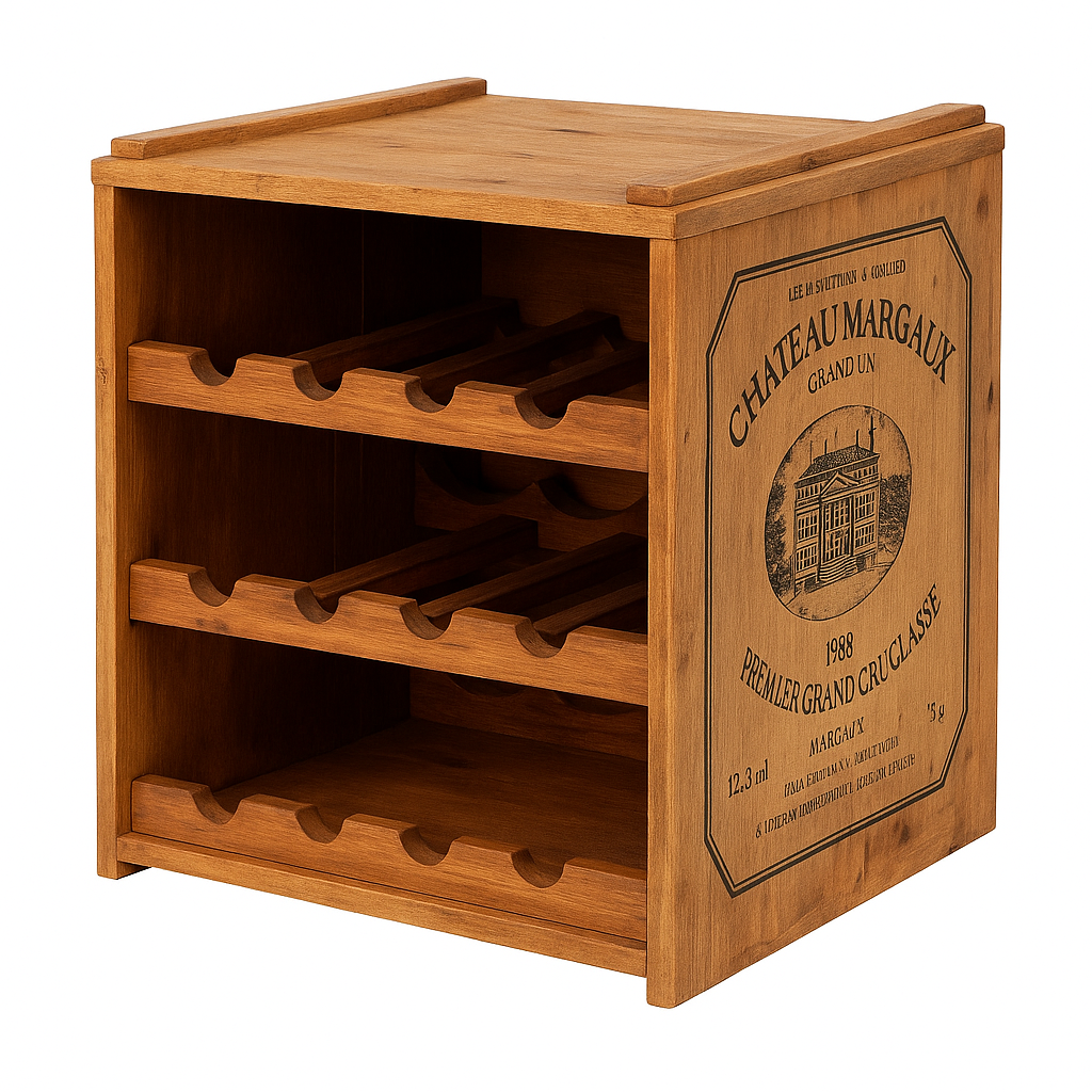 Weinkiste Weinregal 12 Flaschen stapelbar - 4 Farben