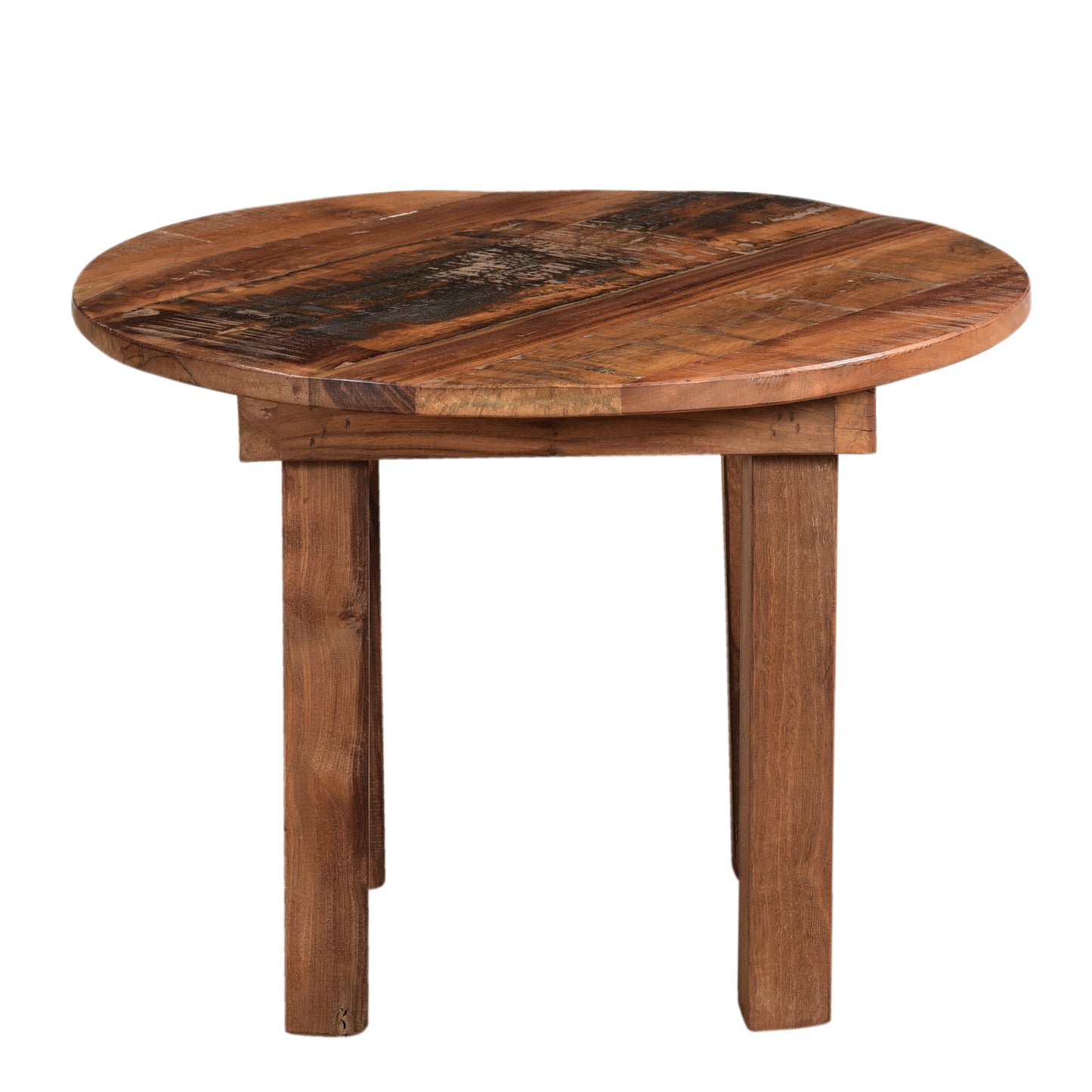 Couchtisch aus Altholz rund - 2 Größen