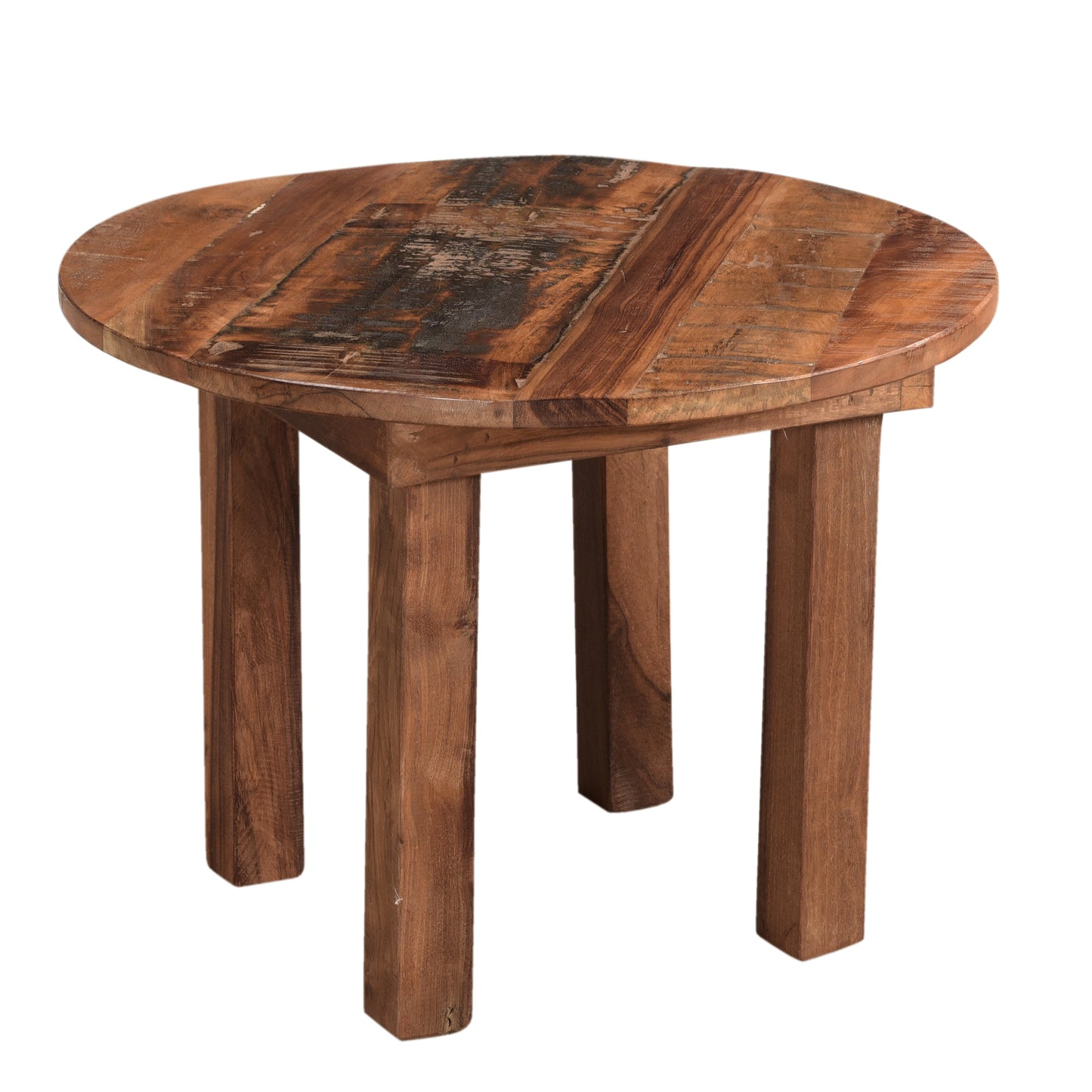 Couchtisch aus Altholz rund - 2 Größen