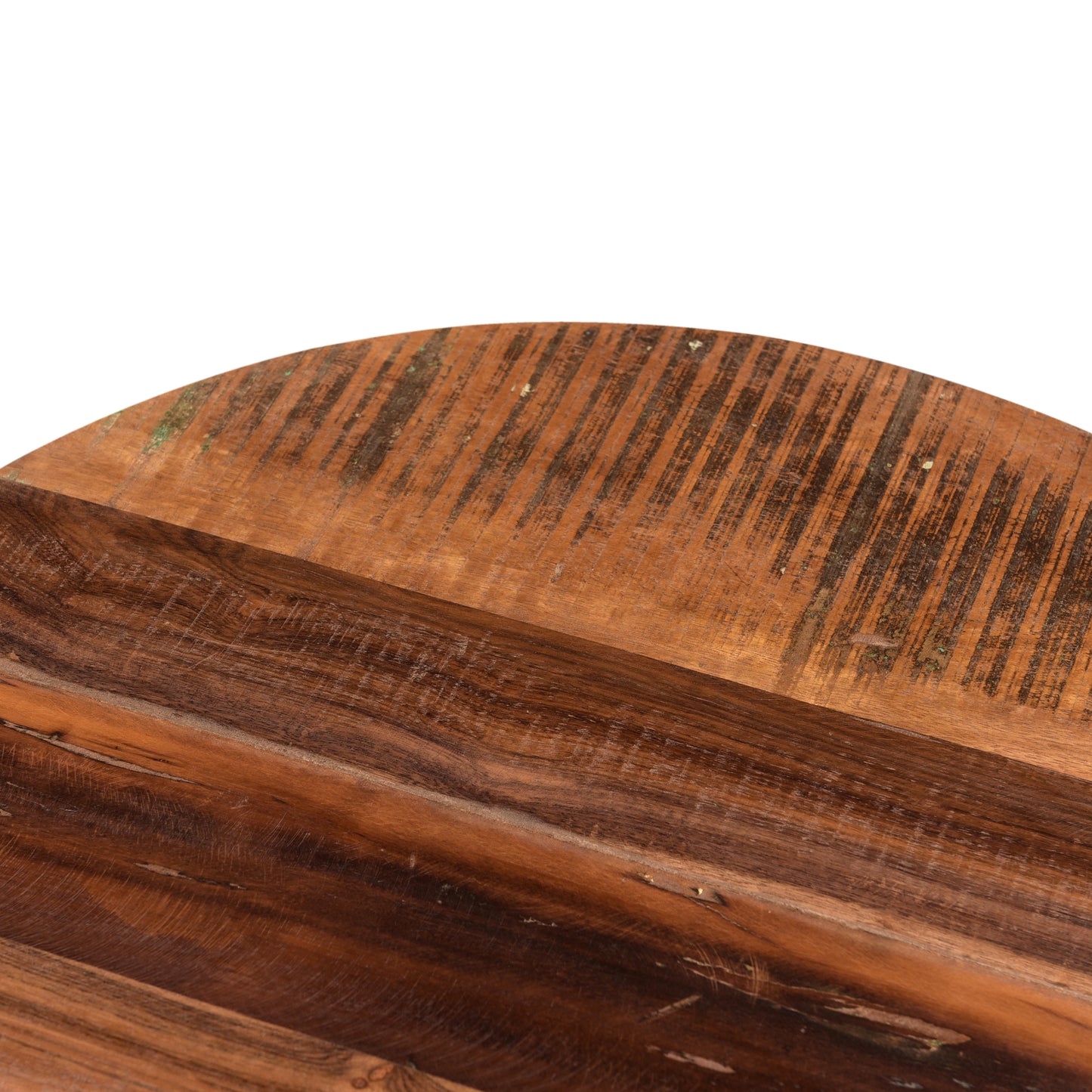 Couchtisch aus Altholz rund - 2 Größen