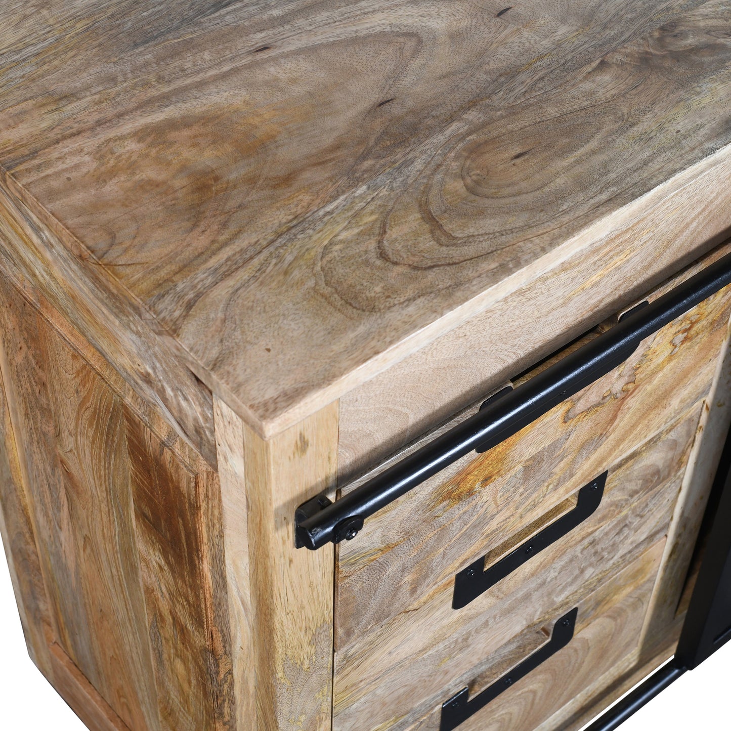 Sideboard >Tucson< aus Mangoholz & Metall - 180cm