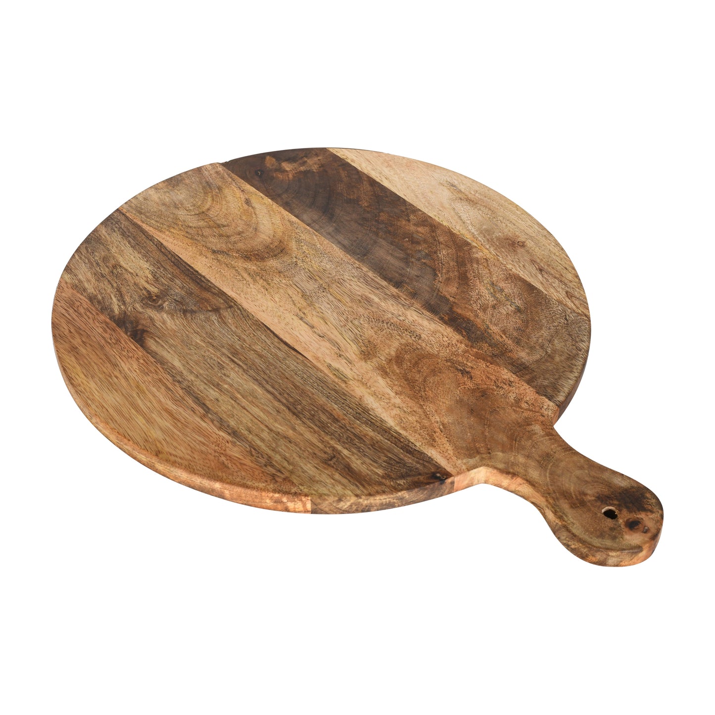 Schneidebrett rund aus Mangoholz 40cm