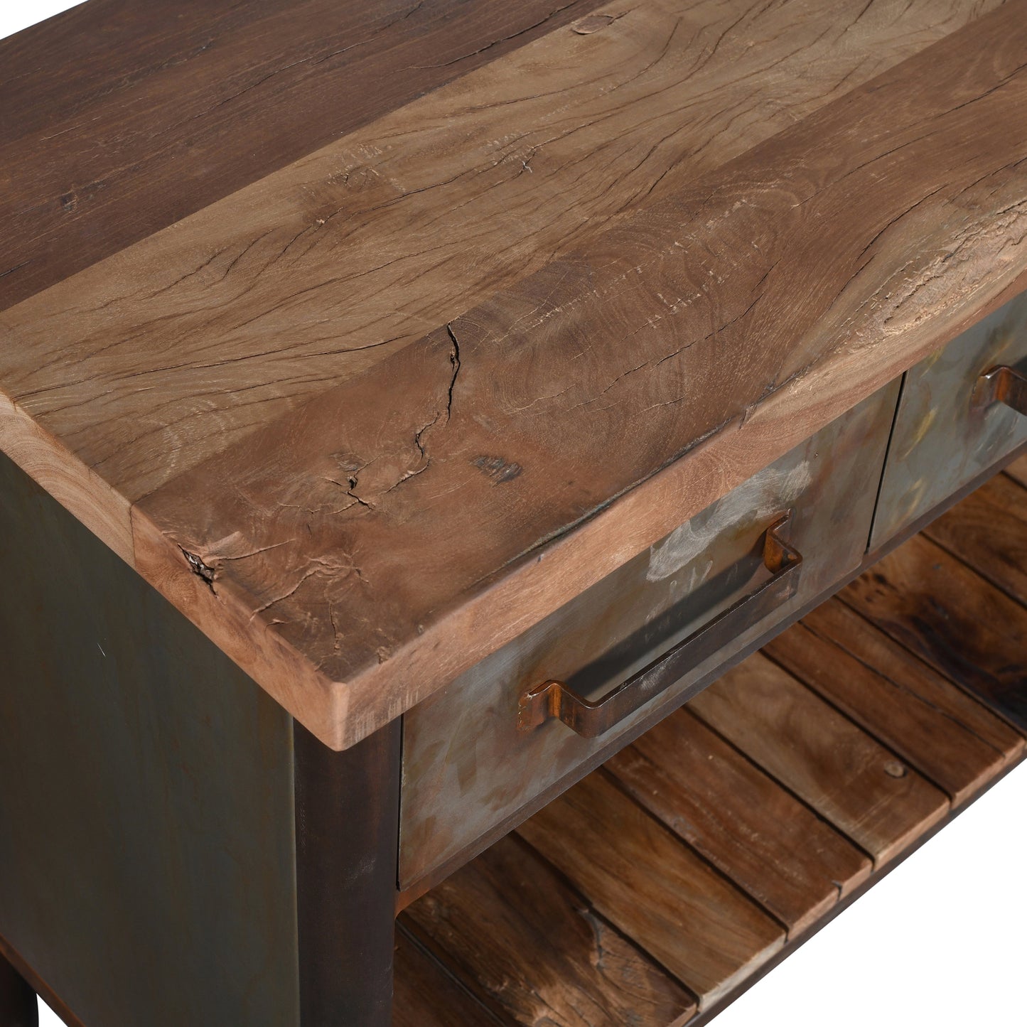 Sideboard >Orlando< aus Altholz & Metall