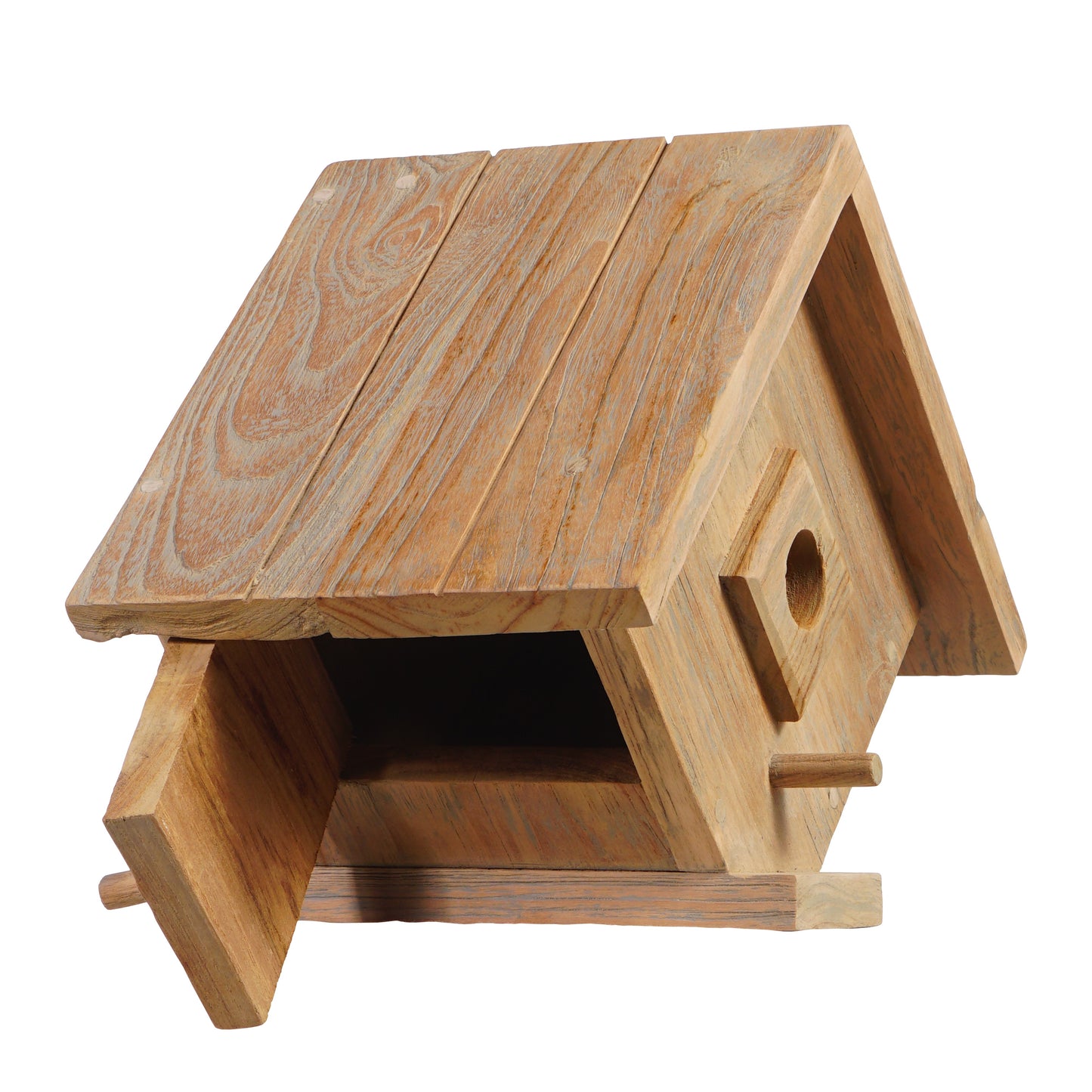 Vogelhaus >Burung< aus Teakholz
