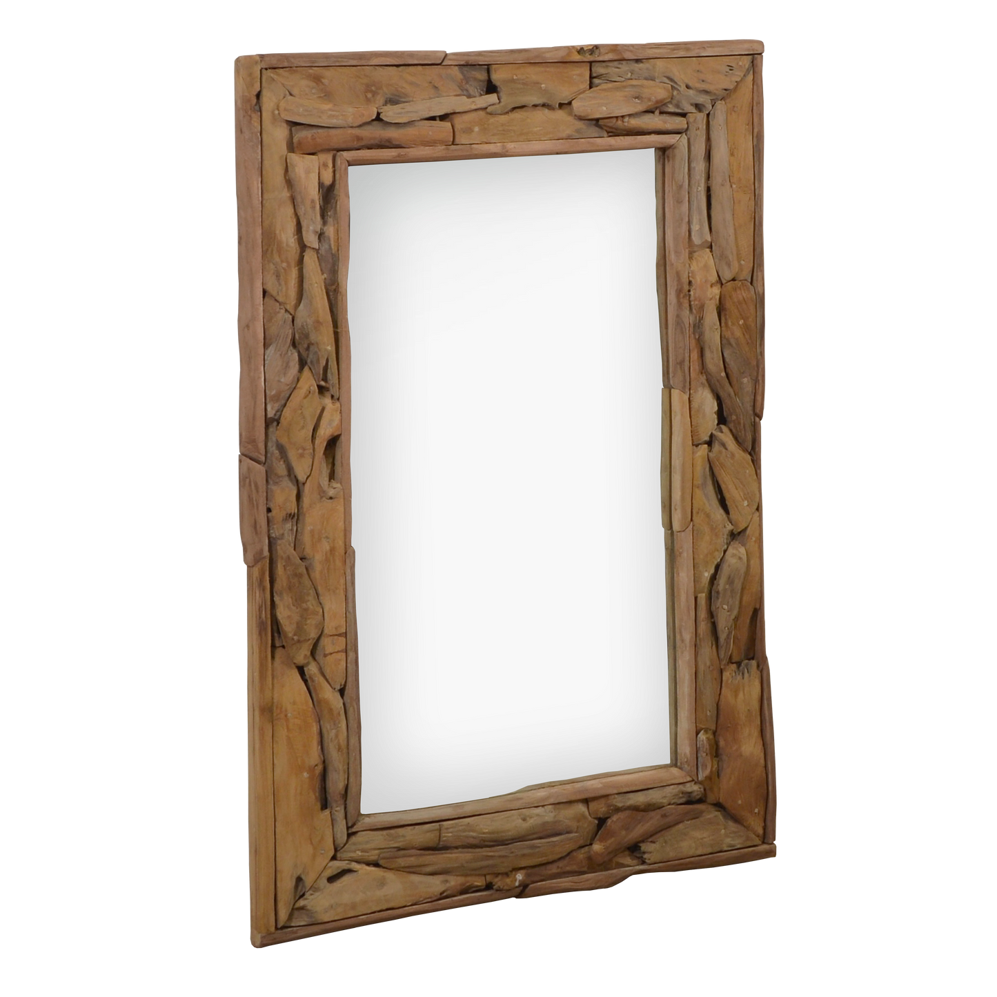 Spiegel Akar aus Teakholz Wurzel - versch. Größen