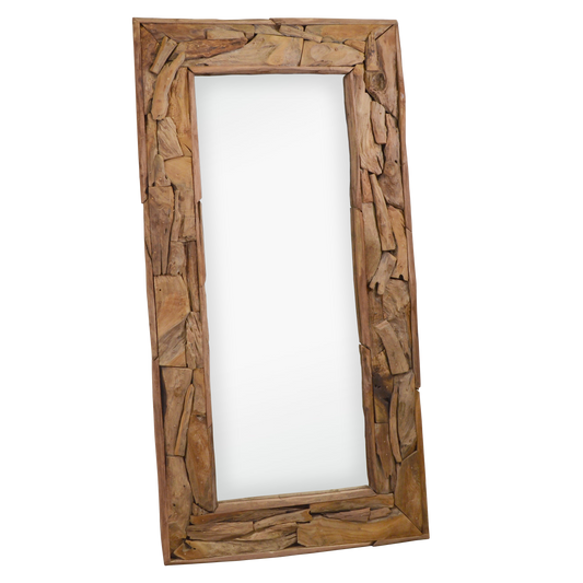 Spiegel Akar aus Teakholz Wurzel - versch. Größen