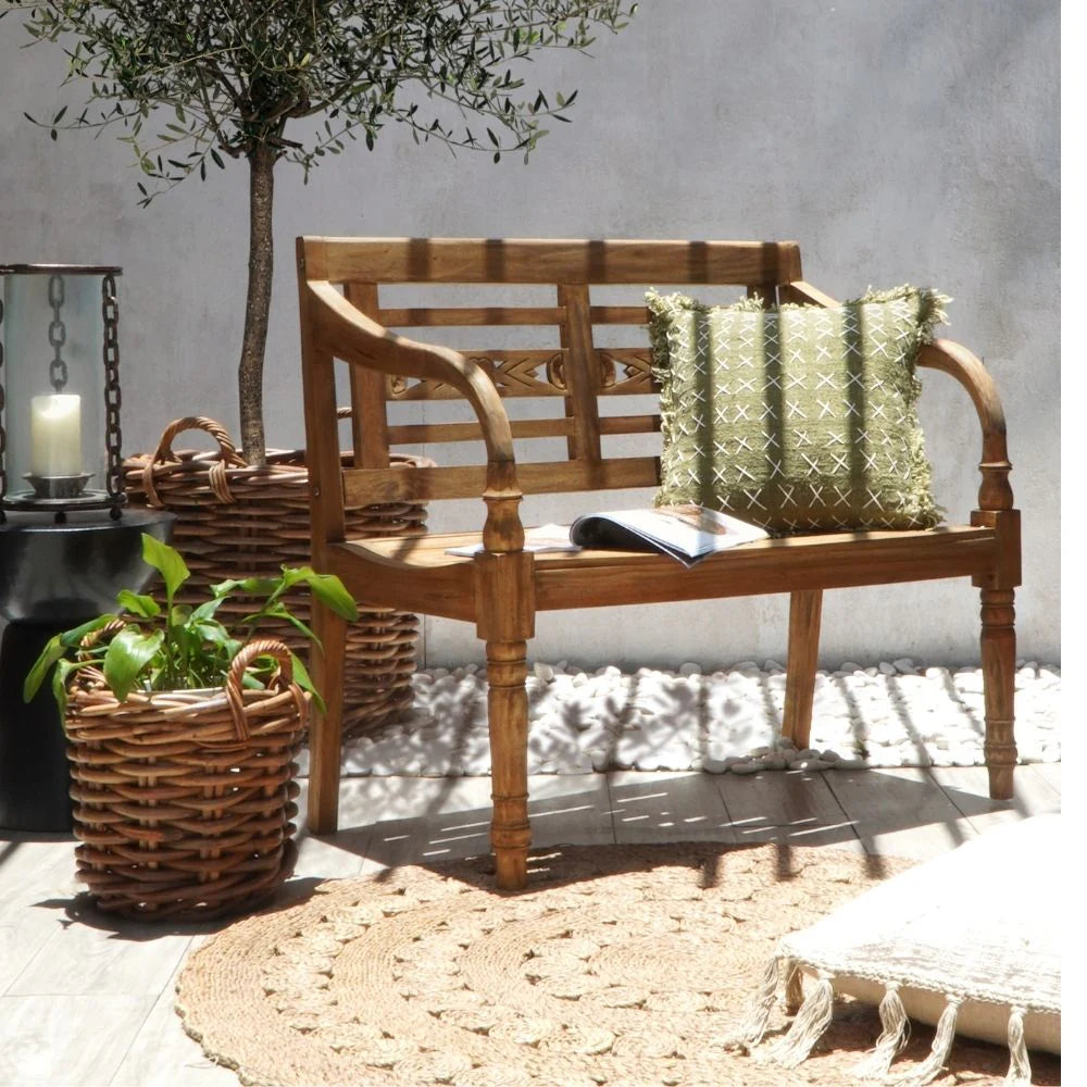 Gartenbank Sitzbank Batavia 100cm Teakholz