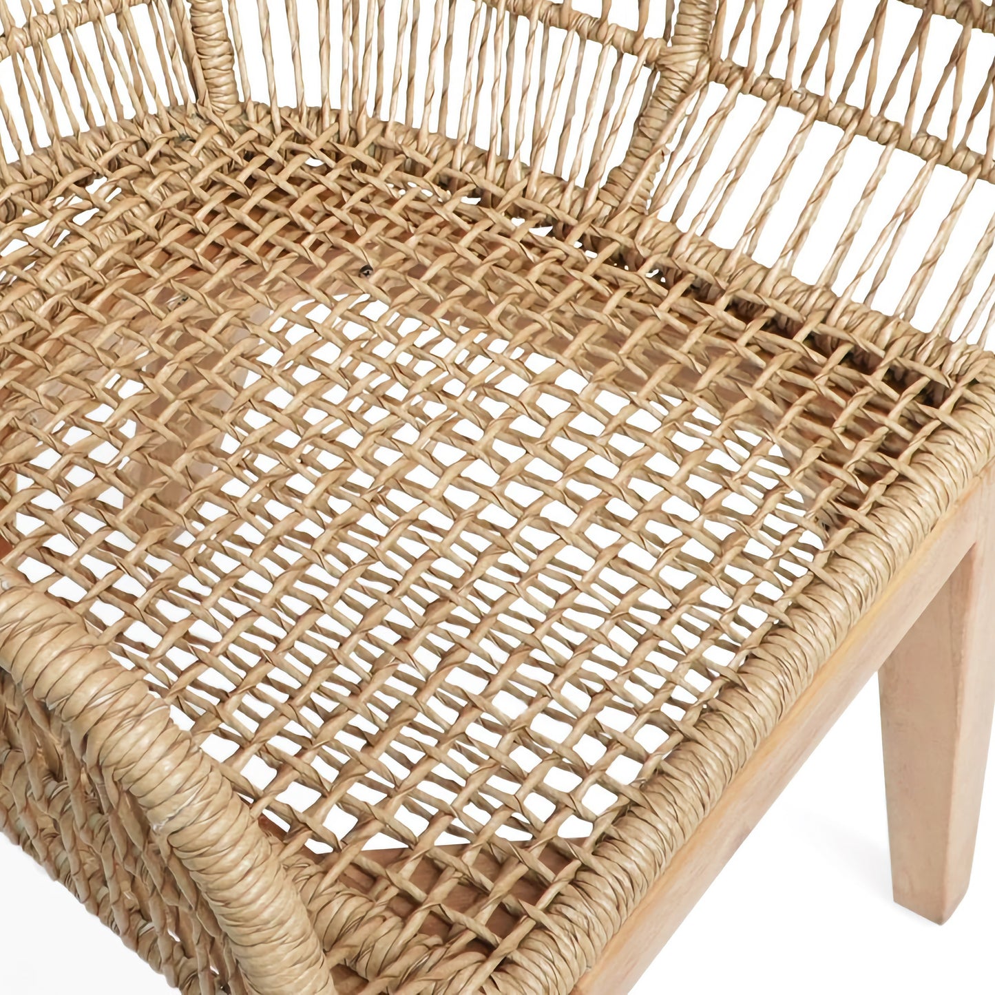 Esszimmerstuhl >Amora< Stuhl mit Viro Geflecht Natur