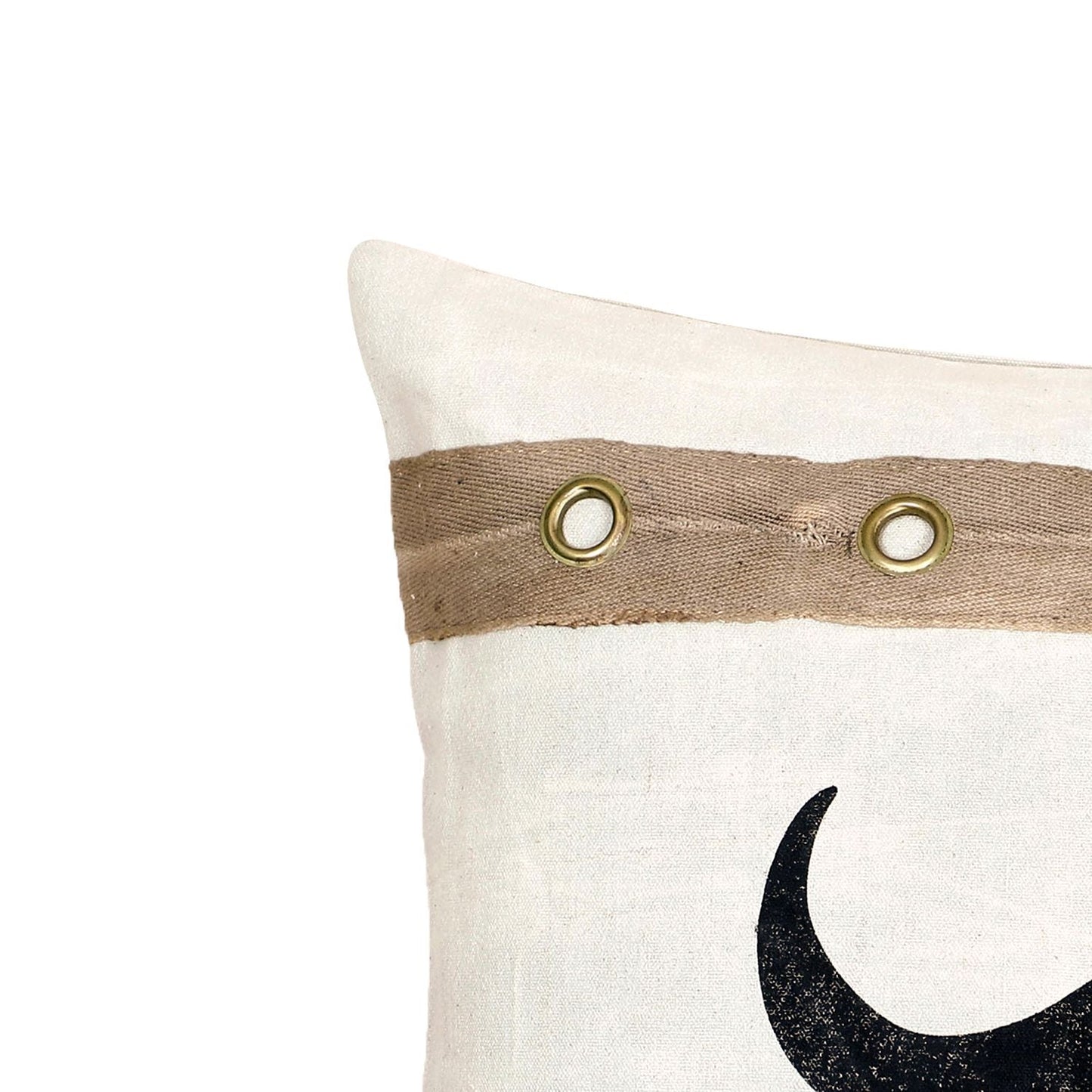 Canvas Kissen Bullhead mit Ösen 50x50cm - versch. Farben