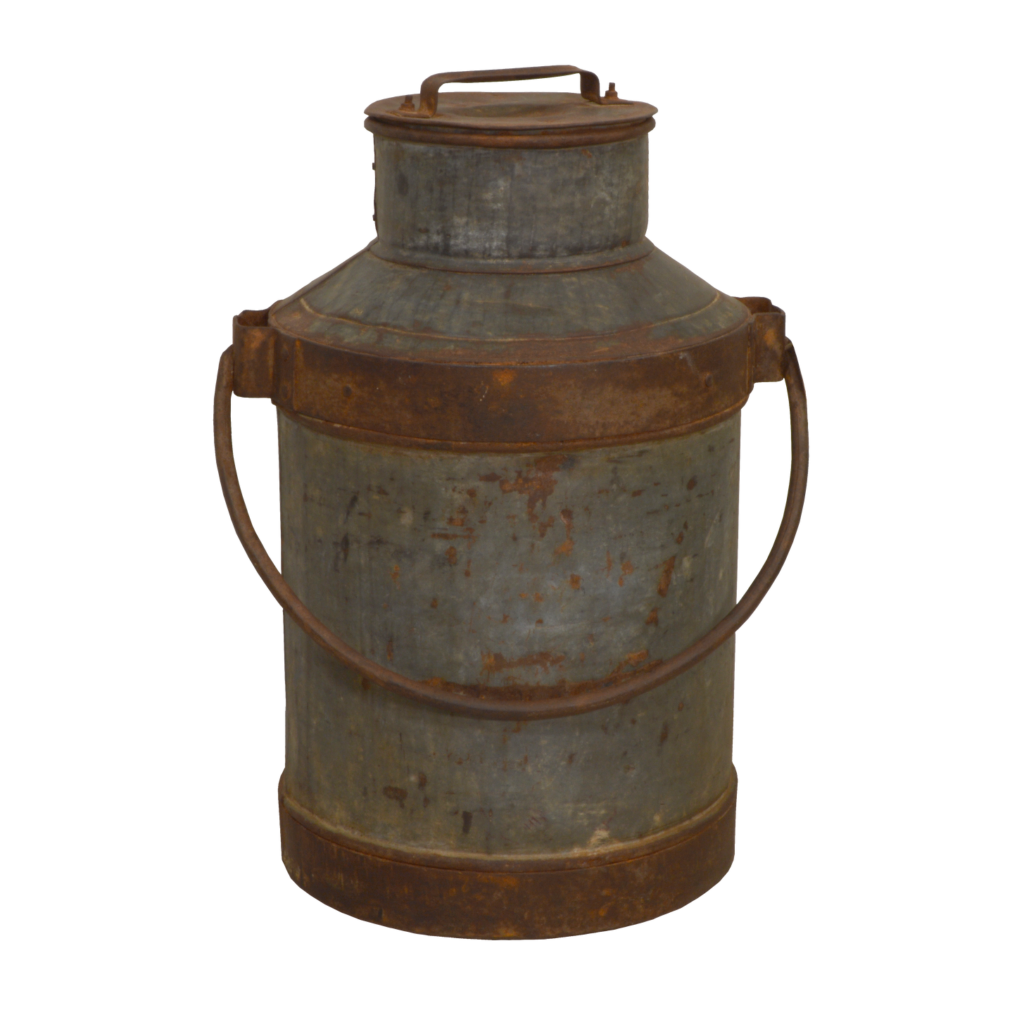 Antike Milchkanne aus Metall Kanne Vintage