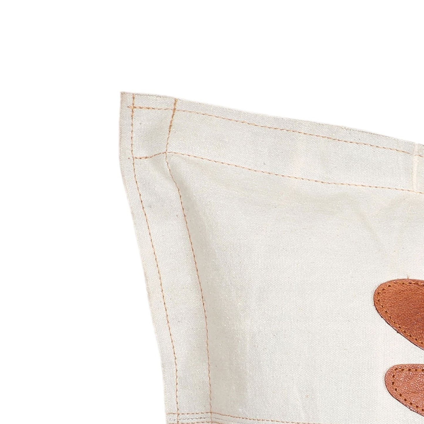 Canvas Kissen Leder Libelle 40x60cm mit Stehsaum - versch. Farben