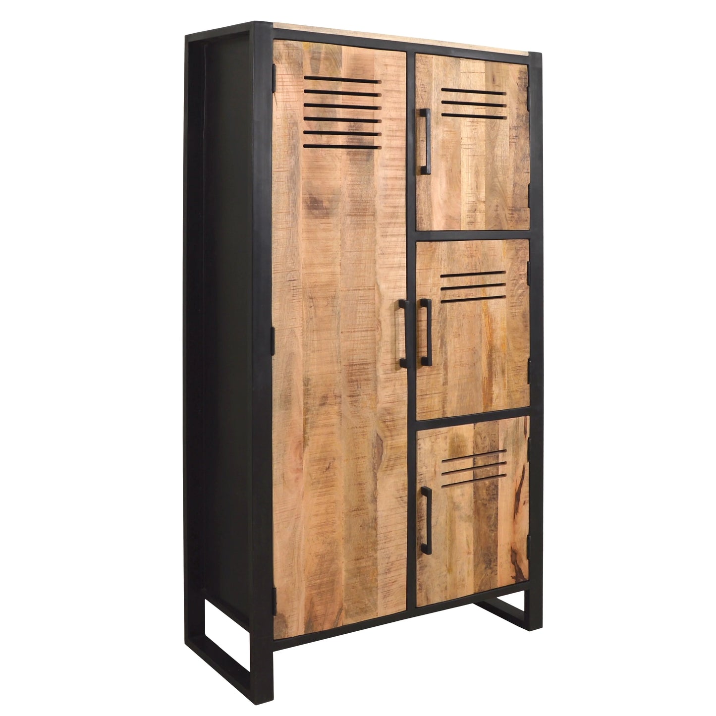 Schrank >Montana< aus Mangoholz & Metall