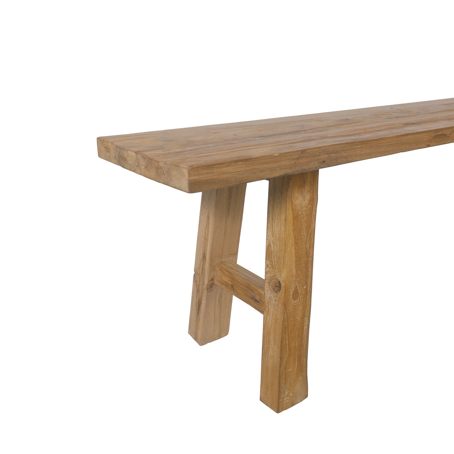 Sitzbank 200cm Bank aus Teakholz Rustikal