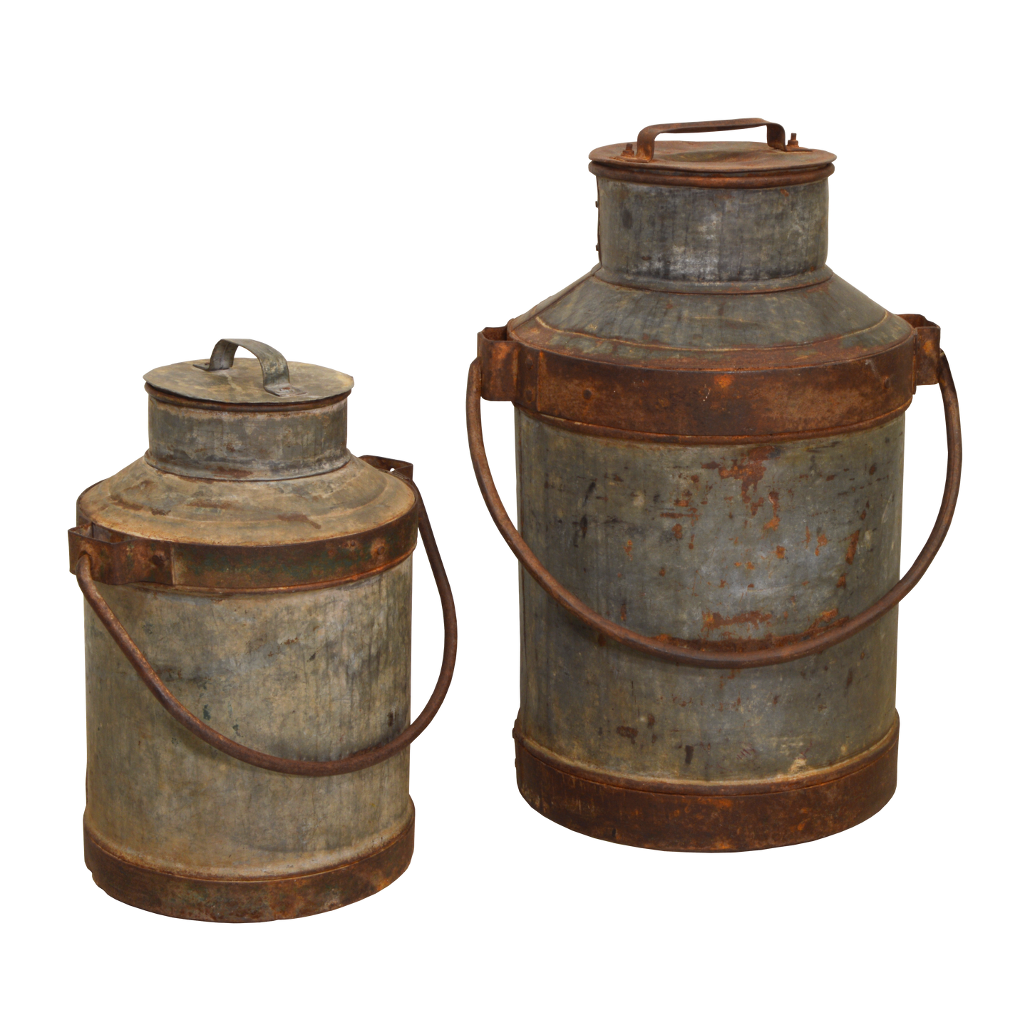 Antike Milchkanne aus Metall Kanne Vintage