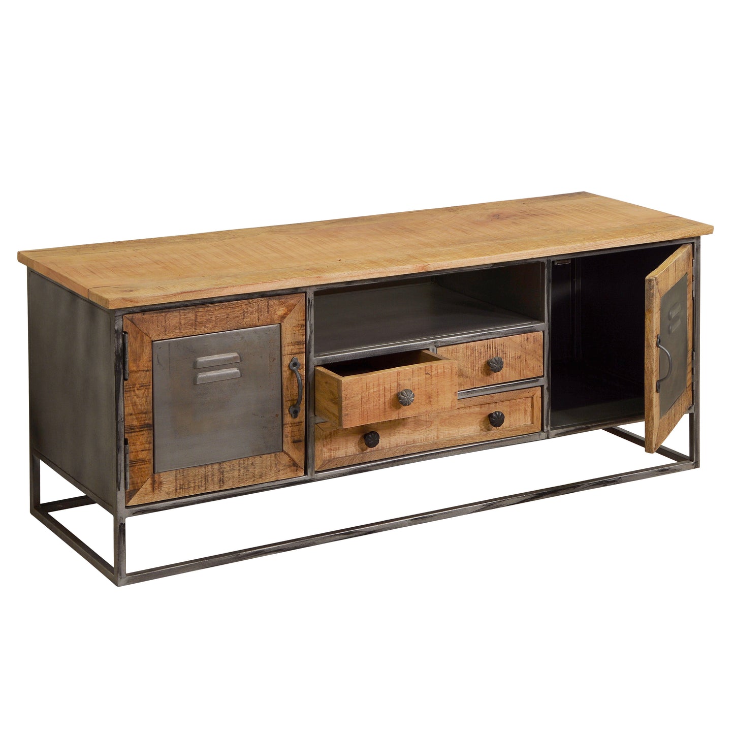 TV-Board >Madrid< Mangoholz - 125 cm