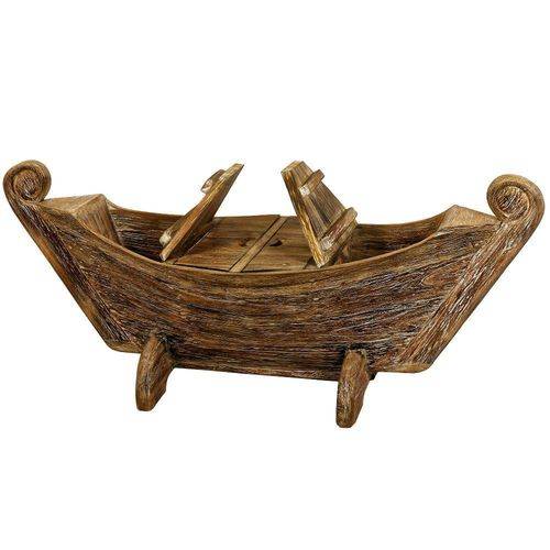 Bootsbank >Sailor< Gartenbank Boot Teakholz - versch. Größen & Farben