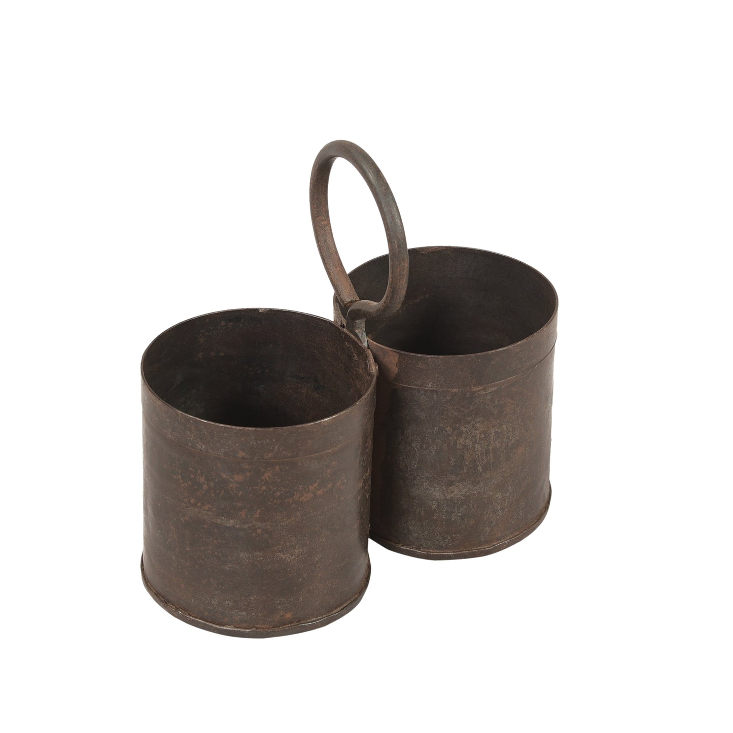 Vintage Tops 2er Metalltopf Upcycling