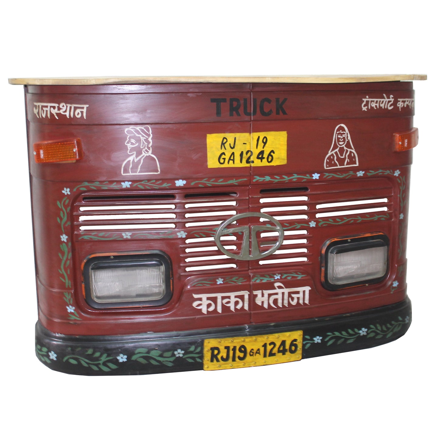 Inside-Living Wohnambiente Bartresen Truck Tata Bar Recycle