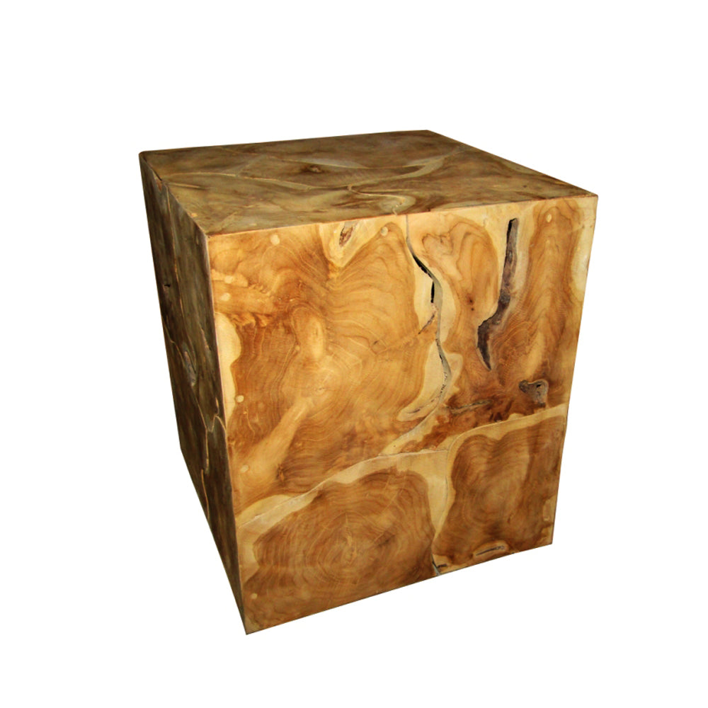 Hocker aus Teak Wurzelholz Beistelltisch Couchtisch - versch. Größen