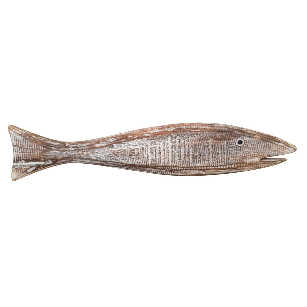 Fisch aus Holz als Wanddeko maritime Deko - versch. Größen & Farben
