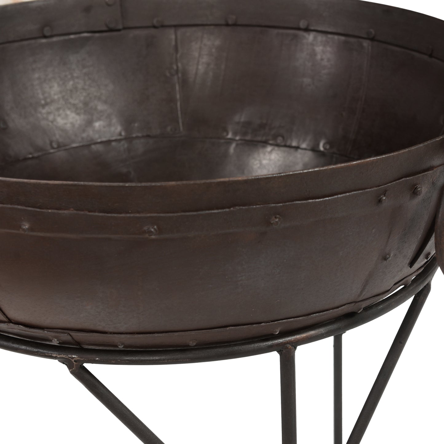 Feuerschale Metall mit Ständer