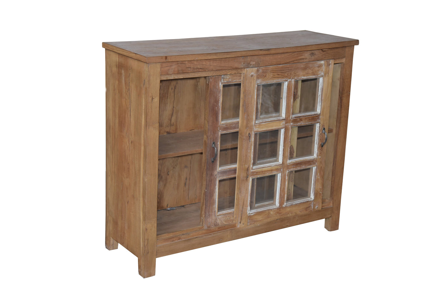 Kommode Vitrine mit 2 Türen