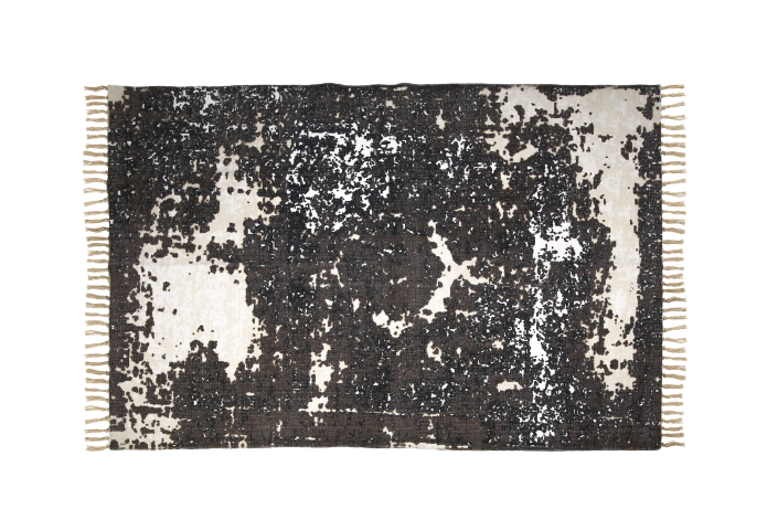 Teppich aus Baumwolle mit Print - 2 Größen