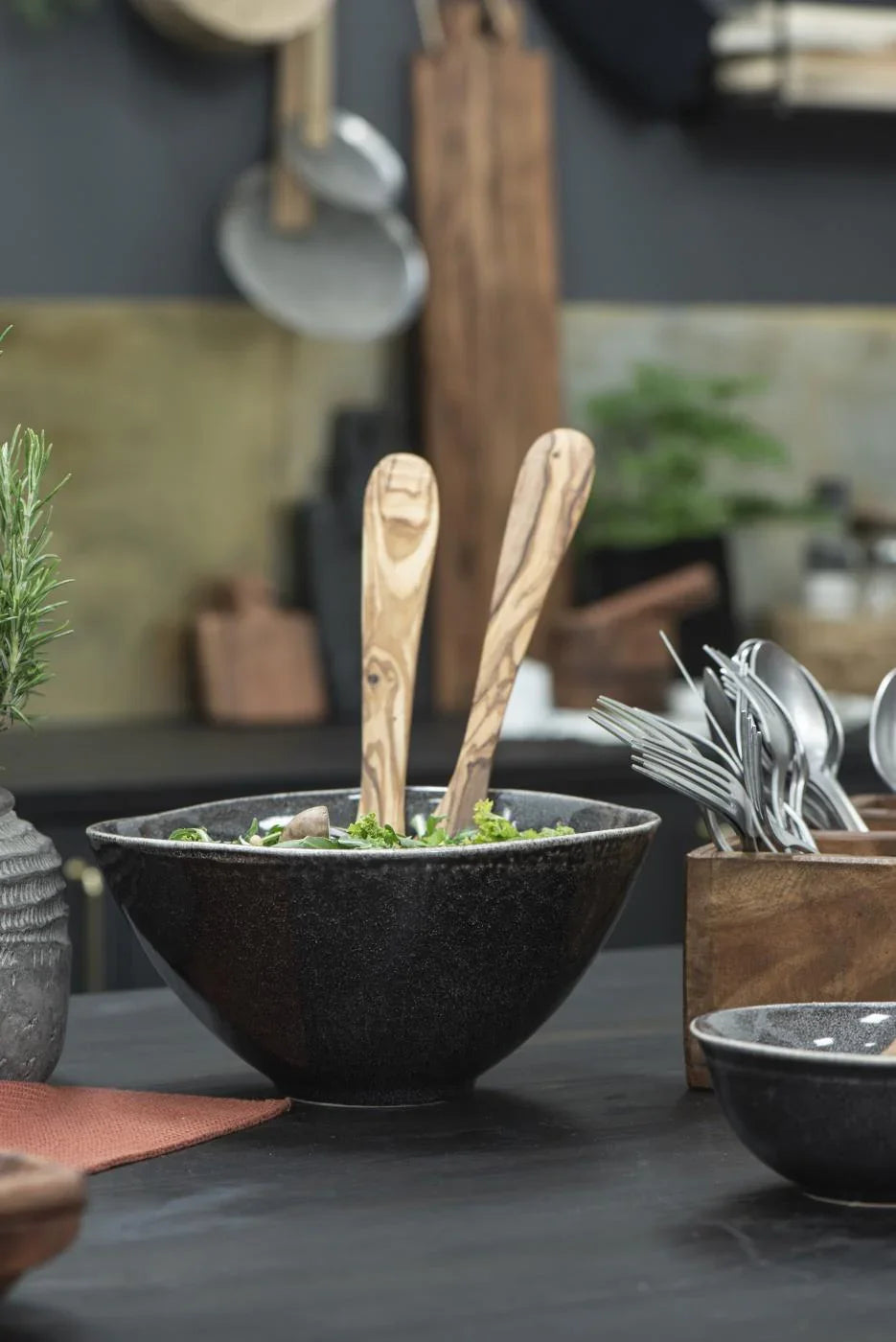 Schale groß Antique Black Dunes