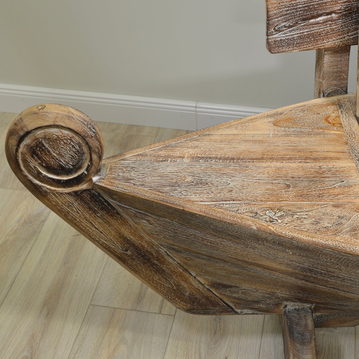 Bootsbank >Sailor< Gartenbank Boot Teakholz - versch. Größen & Farben