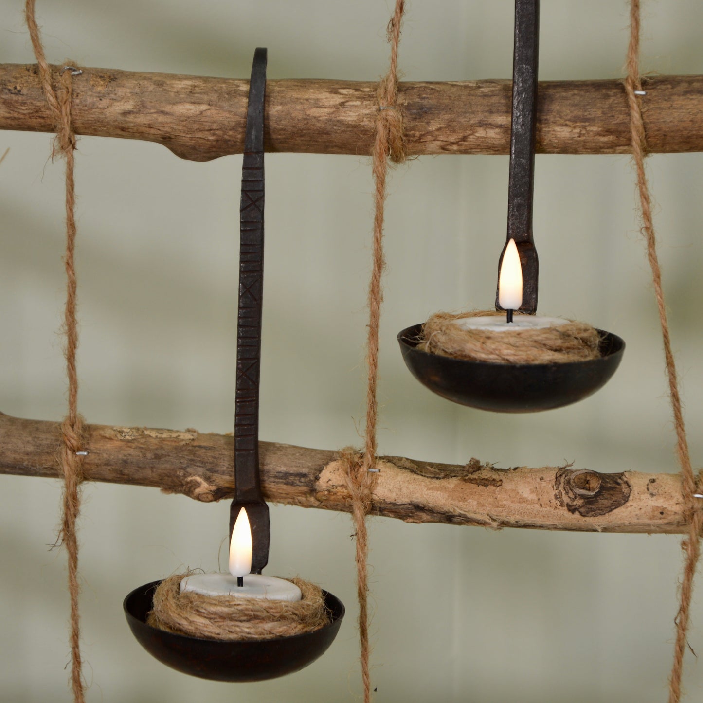 Kerzenhalter Vintage Suppenkelle Schöpfkelle Shabby Chic