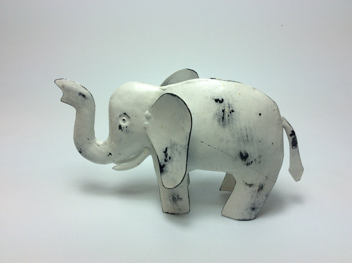Metall Elefant klein shabby look