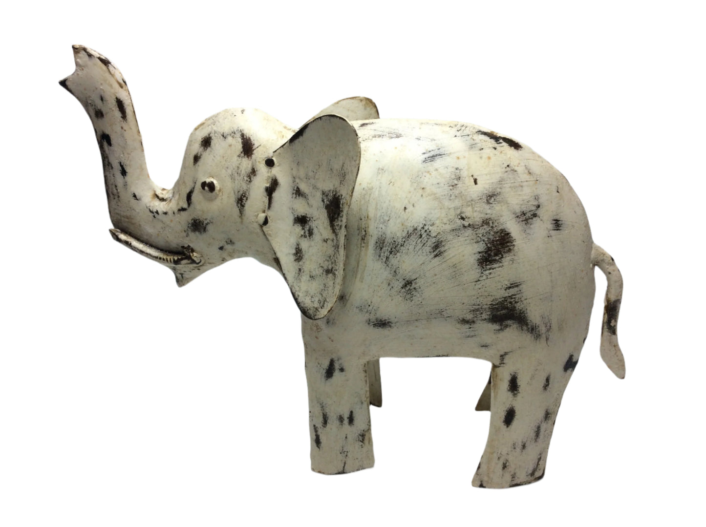 Metall Elefant groß shabby look