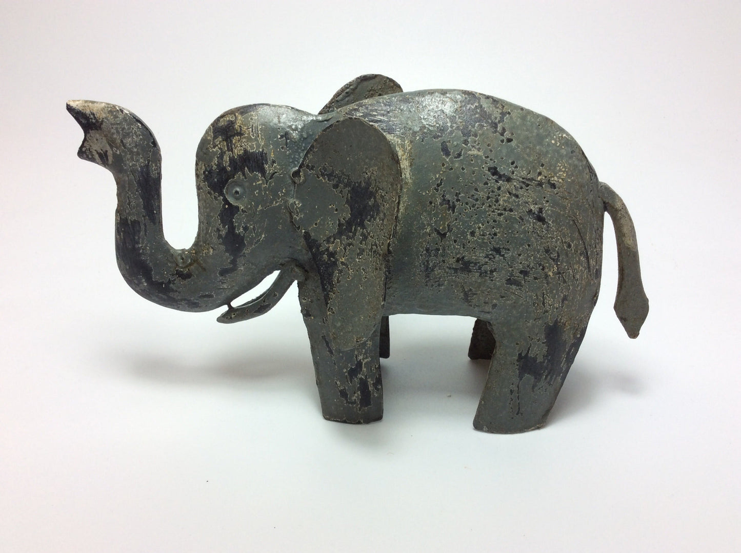 Metall Elefant klein shabby look