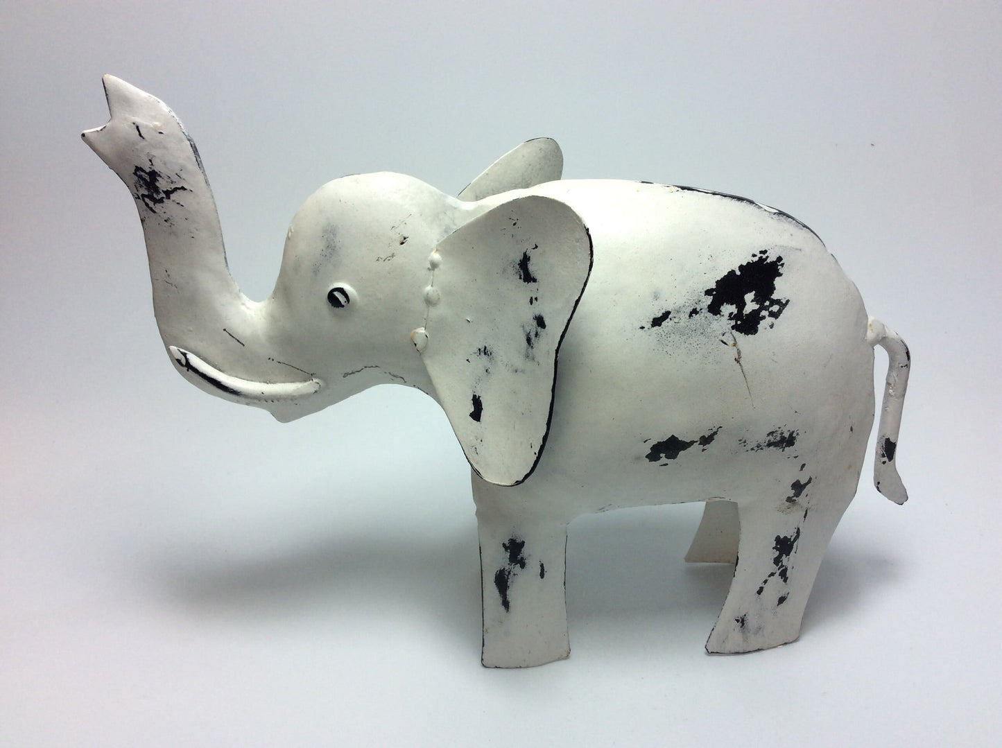 Metall Elefant groß shabby look